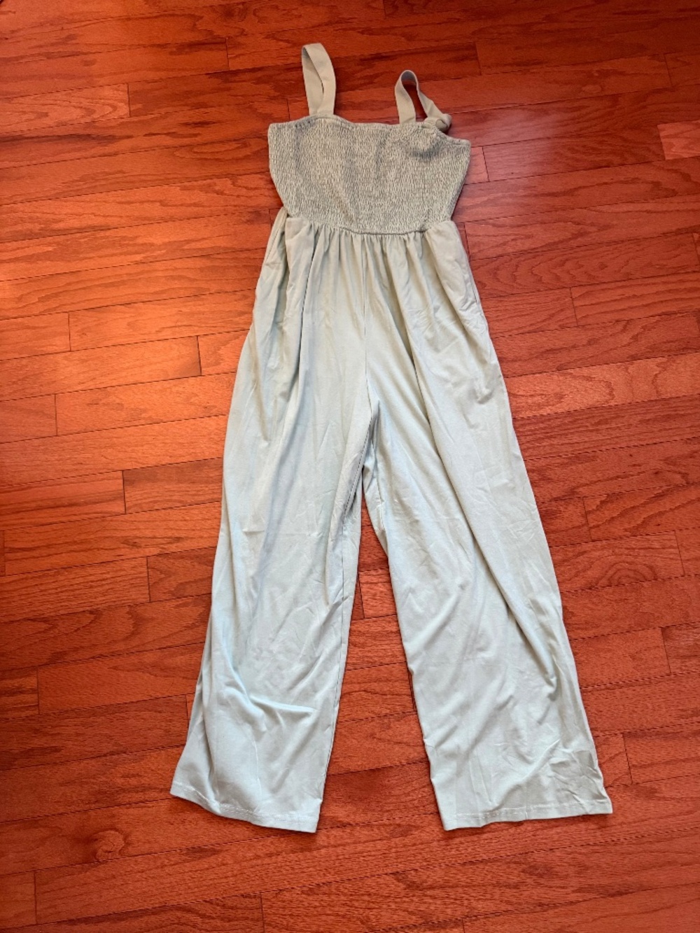 Teal Cupshe Wide-leg Jumper
